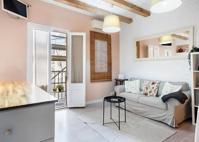 Lejlighed Sunny Retro Flat Balcony In Poble Sec Barcelona