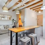 Sunny Retro Flat Balcony In Poble Sec شقة *
