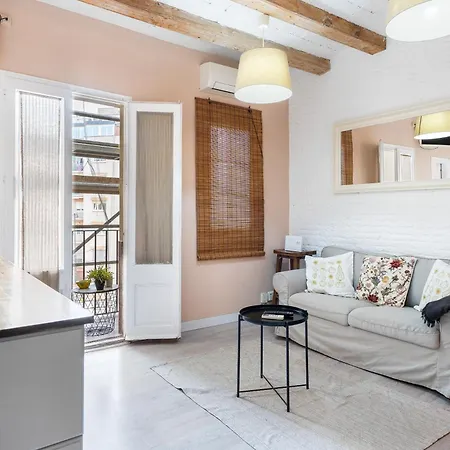 Sunny Retro Flat Balcony In Poble Sec Lejlighed