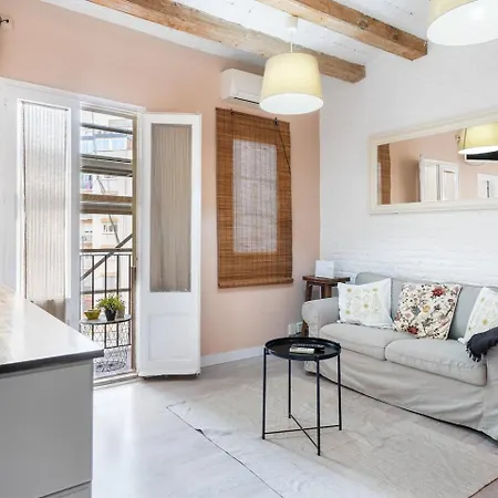 Lejlighed Sunny Retro Flat Balcony In Poble Sec Barcelona