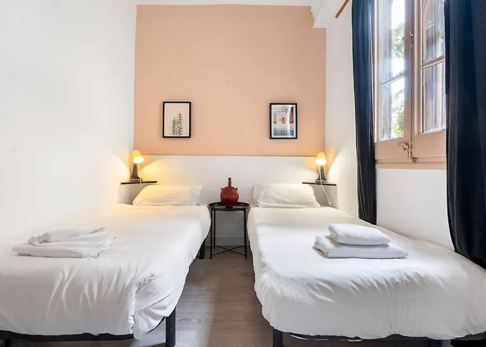 Sunny Retro Flat Balcony In Poble Sec Apartamento